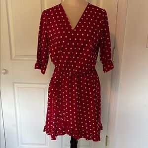 Disney Bound Red and white Polka Dot dress